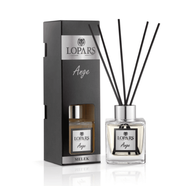 Lopars Melek 100 ml bambu çubuklu oda kokusu şişesi, hafif ve temiz aromalı lüks ortam kokusu.
