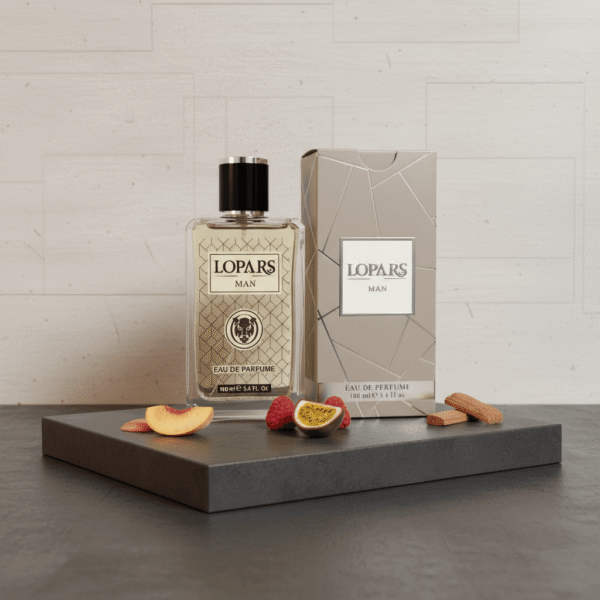 Lopars L-171 tropikal meyveli erkek parfümü premium EDP şişesi