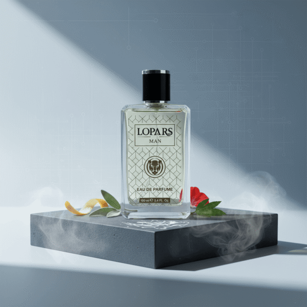 Lopars L-497 marine aromatik erkek parfümü premium EDP şişesi