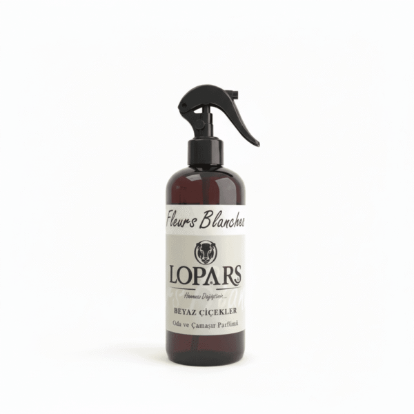 Beyaz Çiçekler Sprey Oda Parfümü 500 ML | LOPARS Premium Oda Kokusu