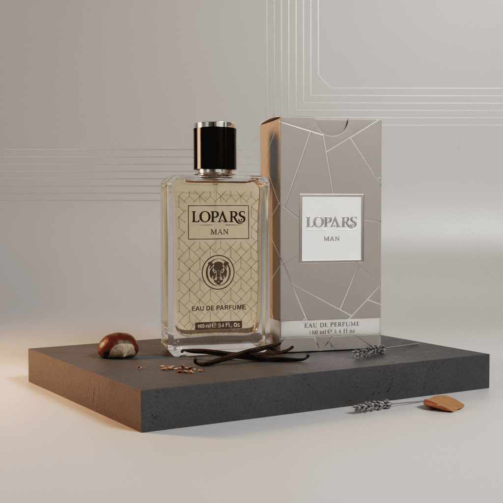 Lopars L-422 Vanilya Amber Erkek Parfümü şişe görseli